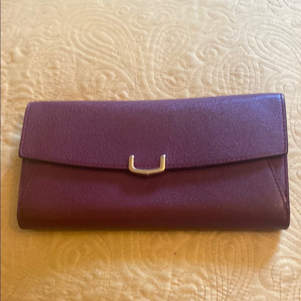 Cartier Elegant Purple Leather wallet